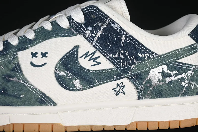 All categories Nk SB Dunk Series Nk SB Dunk Low High-end customized low-top sneakers Nike SB Dunk Low Military green fabric High-end customized low-top casual sneakers SC0601-464